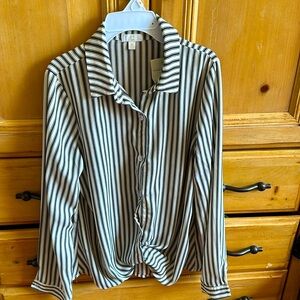 CHARMING CHARLIE blouse. Only worn on a couple of occasions. Striped